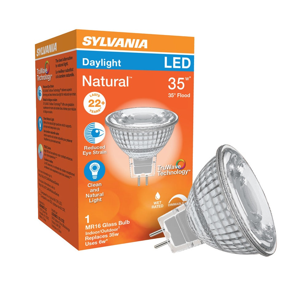 Sylvania 40928 MR16 LED Light Bulb, 6 Watts, 450 Lumens