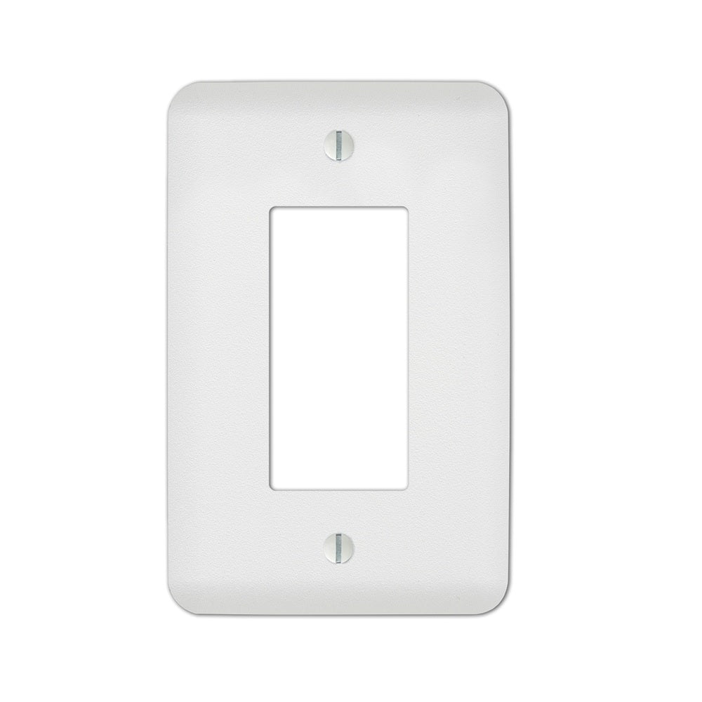 Amerelle 635RW 1 gang Rocker Wall Plate, Stamped Steel, White