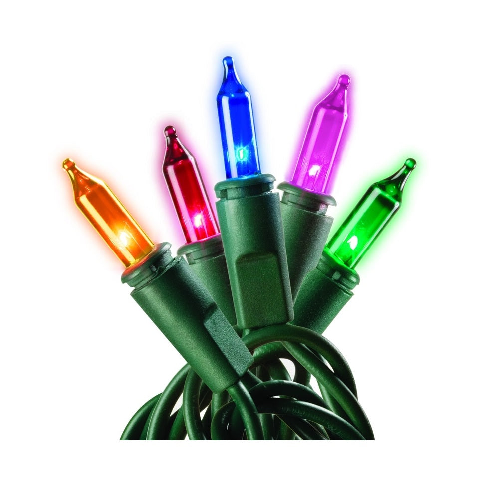 Celebrations 44794-71 Incandescent Mini Christmas Lights, 100 count