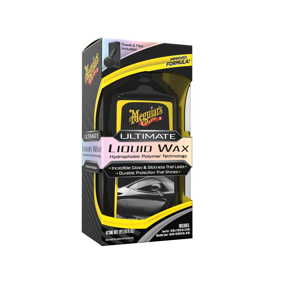 Meguairs G210516 Ultimate Auto Wax Liquid, 16 oz.