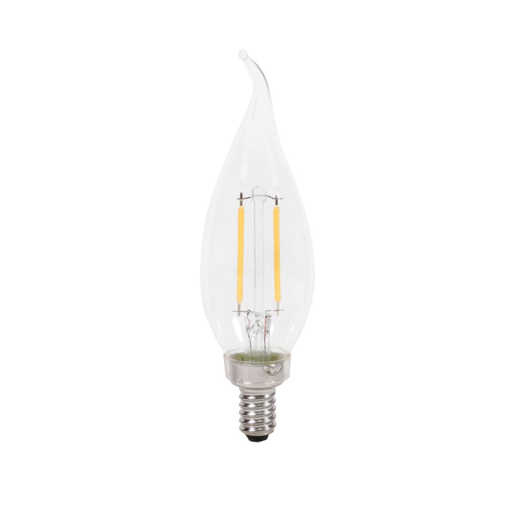 Sylvania 40854 B10 LED Dimmable Bulb, Clear, 2.5 Watts