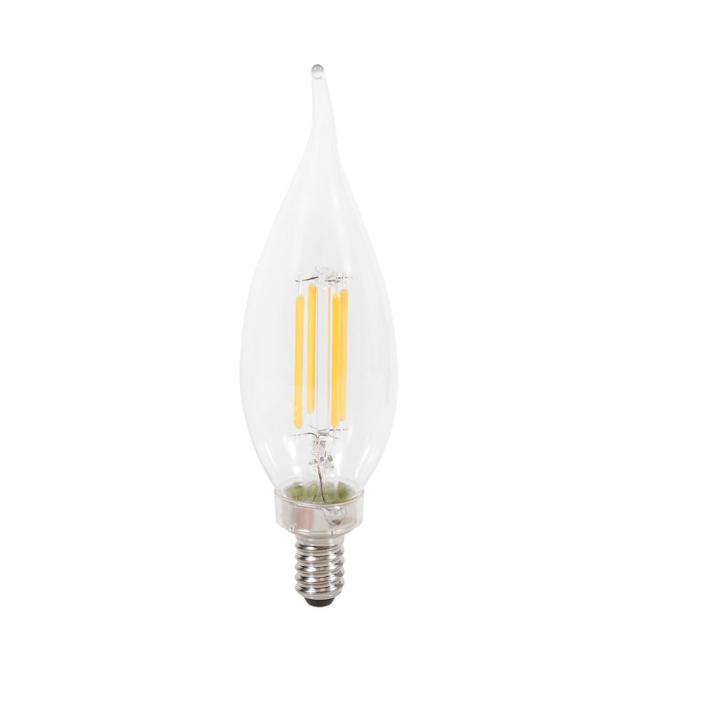 Sylvania 40755 B10 LED Dimmable Bulb, Clear, 4 Watts