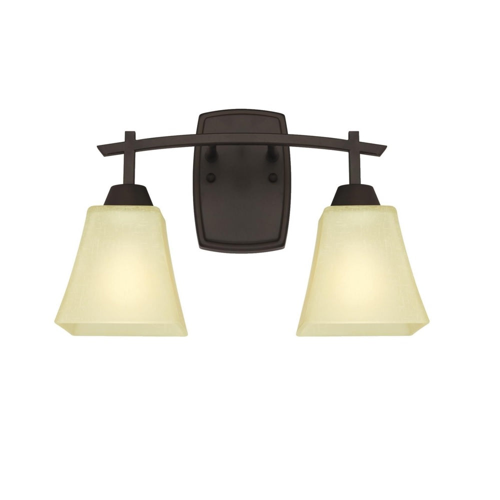 Westinghouse 63074 2-Light Wall Sconce, Oil Rubbed Bronze