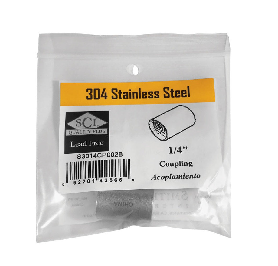 Smith-Cooper 4638100210 FPT Stainless Steel Coupling
