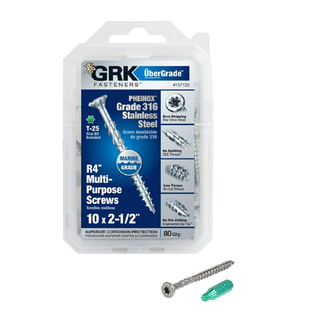 GRK Fasteners 137133 Framing and Decking Screw, Yellow