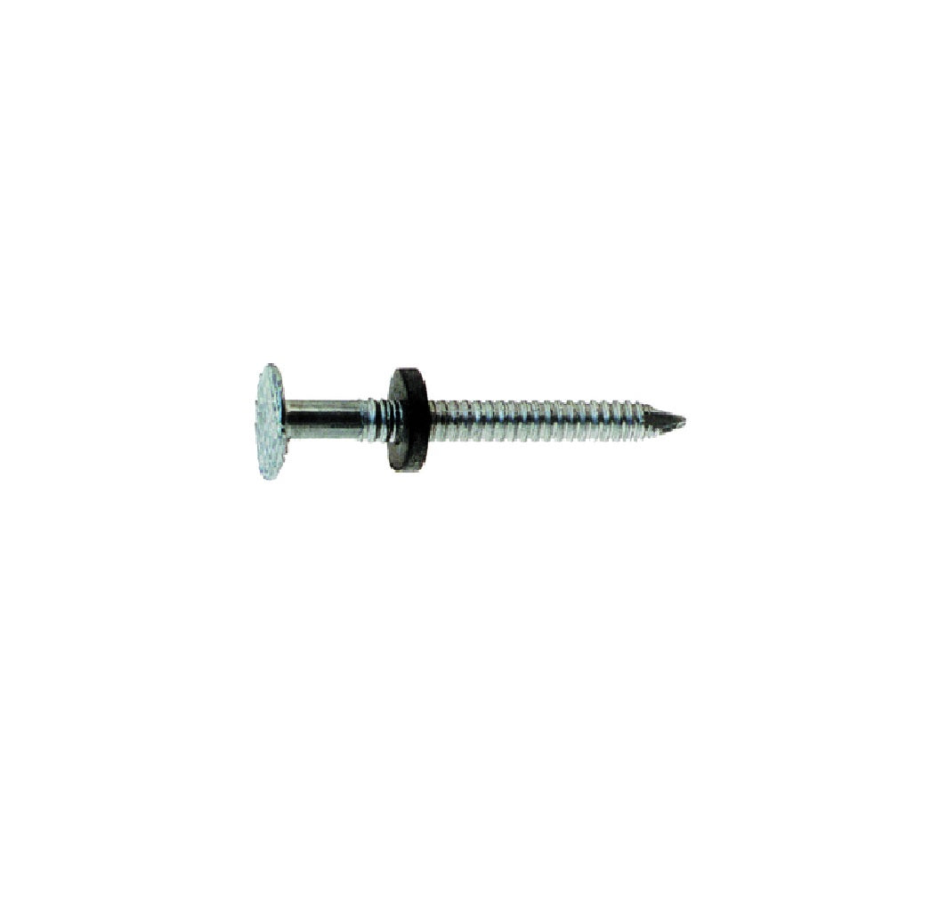 Grip-Rite 134EGNEO1 Roofing Flat Head Nail, Electro-Galvanized