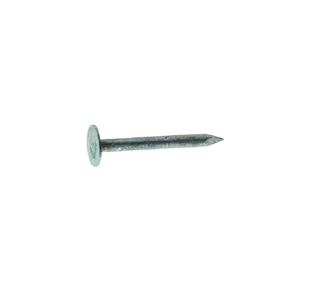 Grip-Rite 2EGRFG1 Flat Head Roofing Nail, Steel