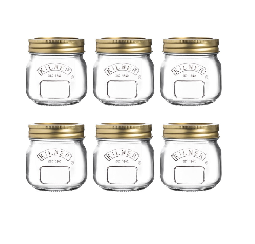 Kilner 0025.040U Regular Mouth Canning Jar, 8.5 oz