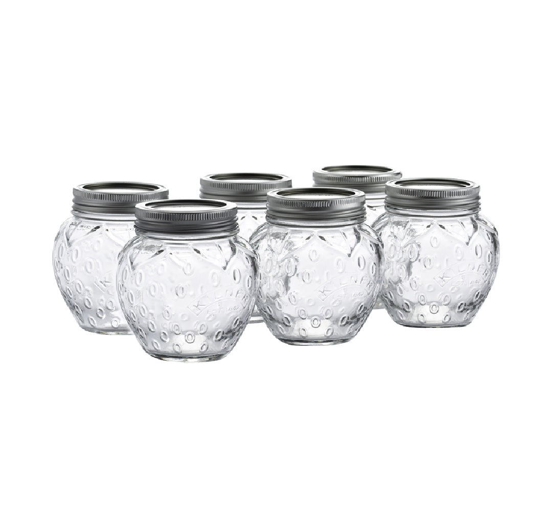 Kilner 0025.042U Regular Mouth Canning Jar, 13.5 oz.