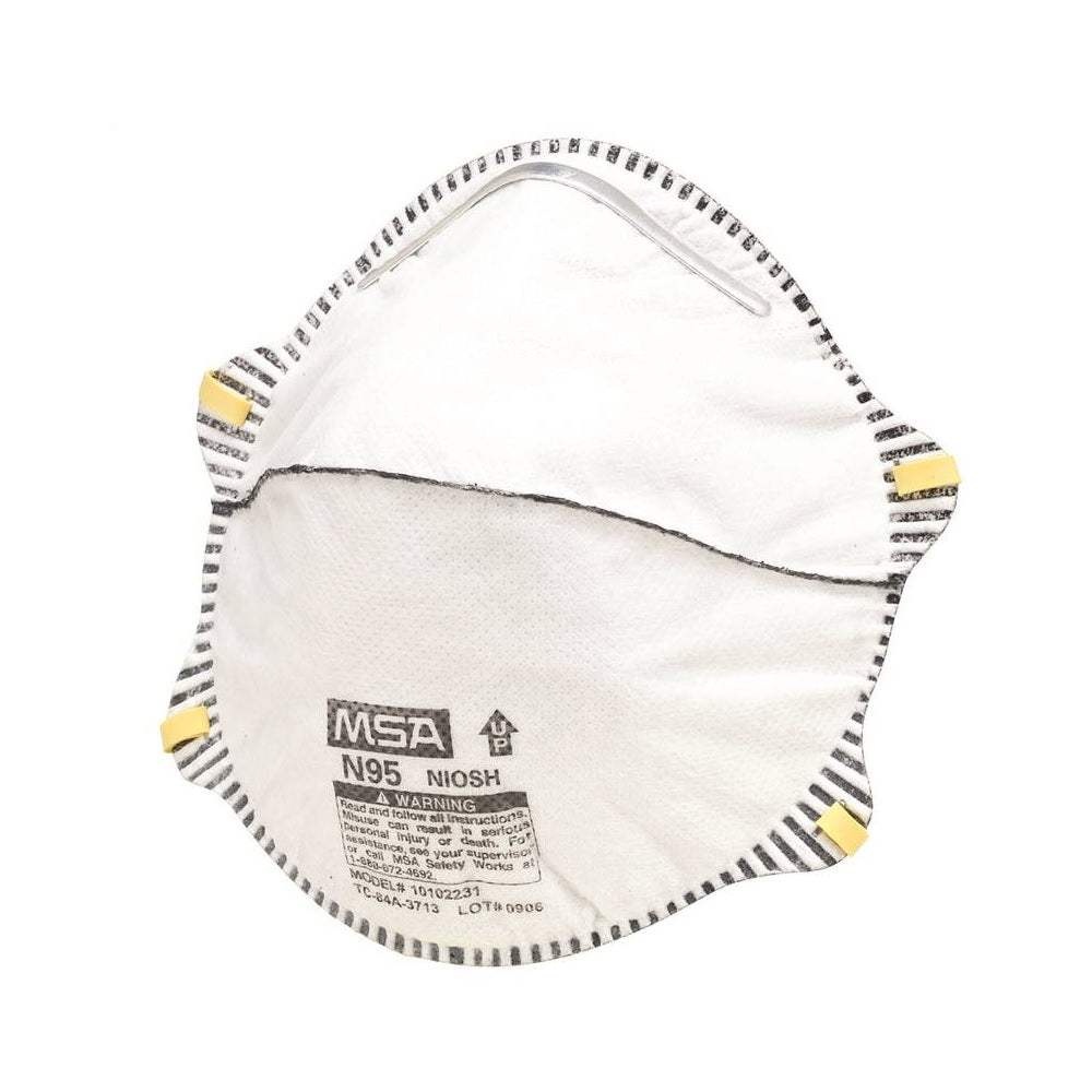 Safety Works 10102485 Harmful Dust Disposable Respirator with Odor Filter, White