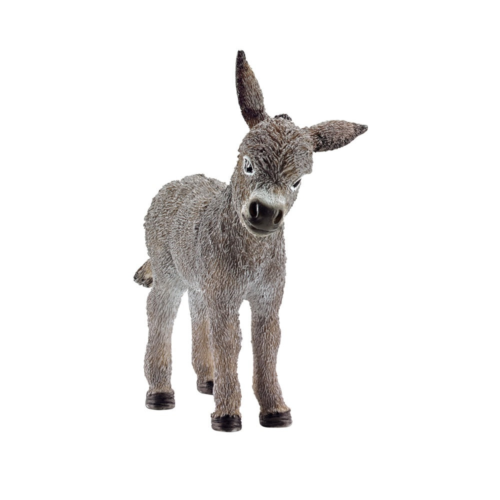 Schleich 13746 Farm World Donkey Foal, Gray