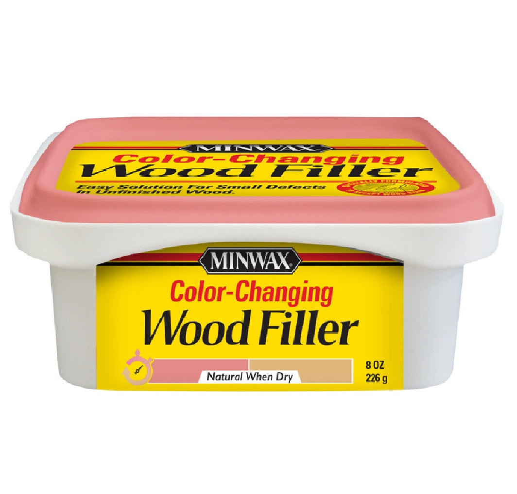 Minwax 448700000 Wood Filler, Liquid, Natural, 8 oz.