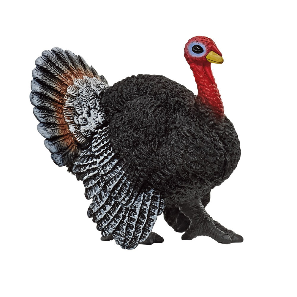 Schleich 13900 Figurine urkey Bird, Blue/Red