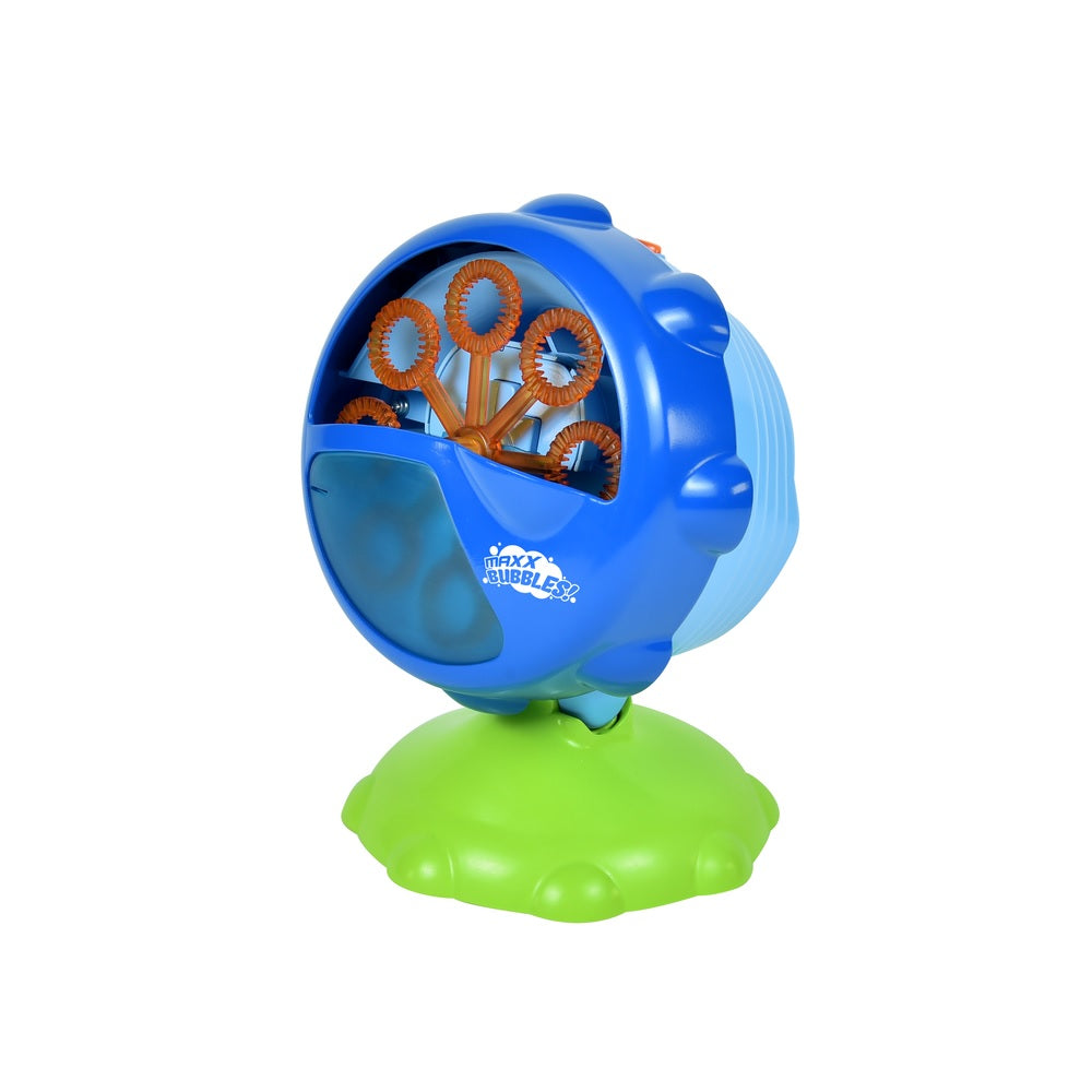 Maxx Bubbles 101923 Turbo Bubble Blower, Blue/Green