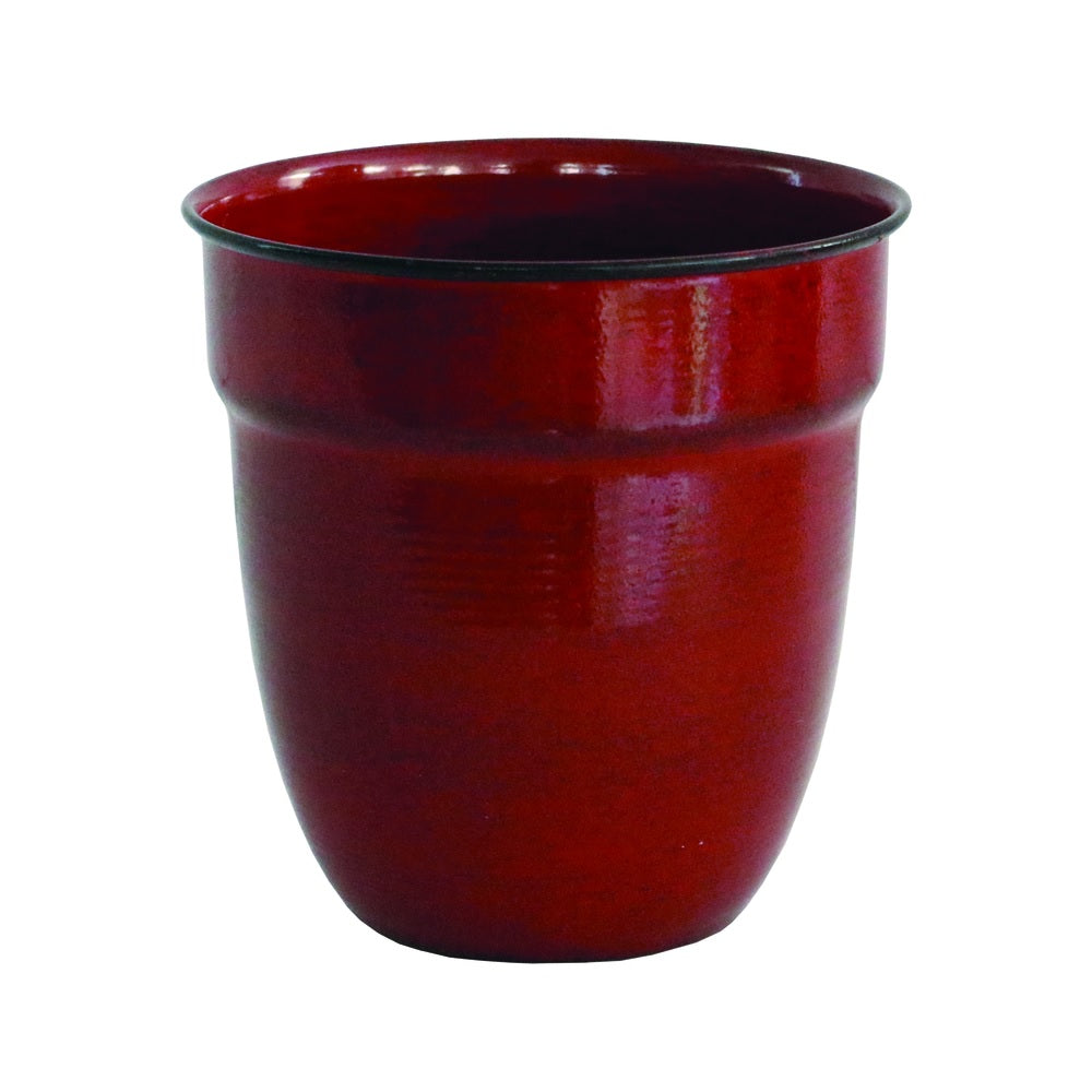 Robert Allen MPT01393 Mini Venti Planter, Metal, Sangria