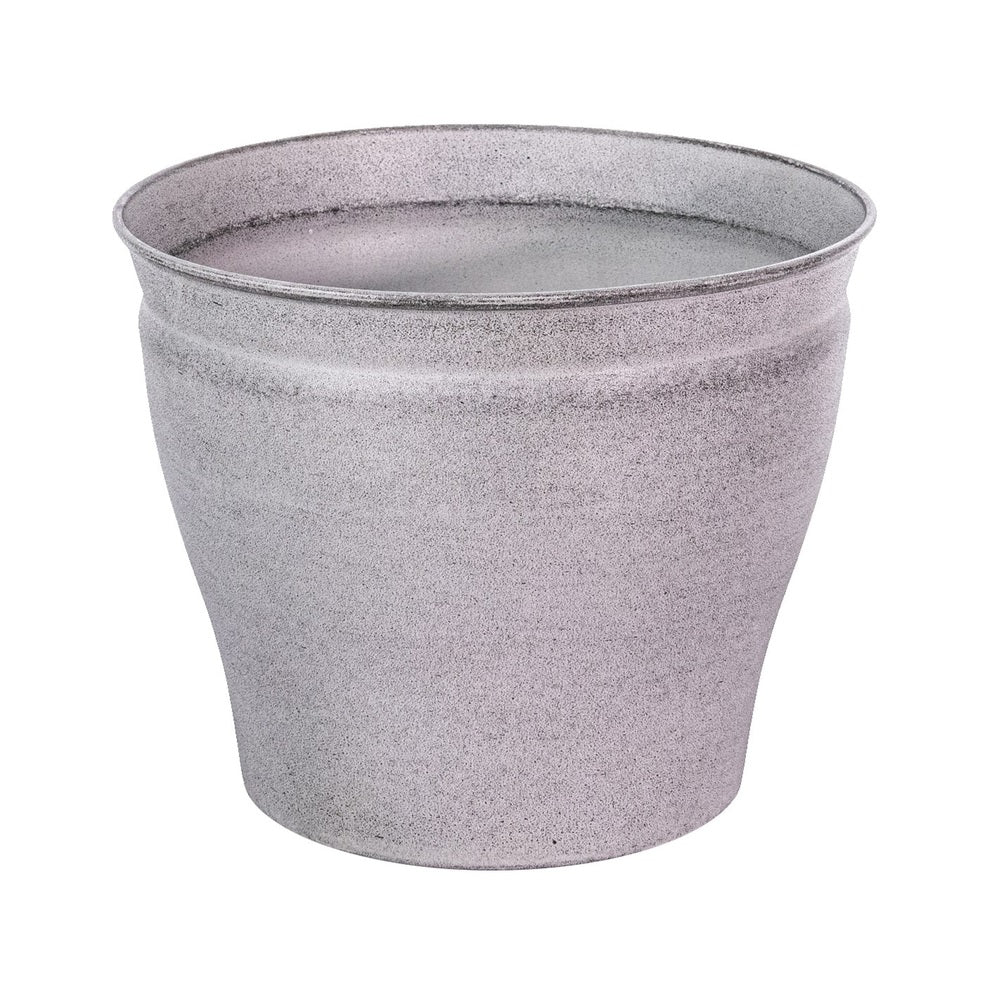 Robert Allen MPT02576 IronStone Timberline Planter, Pearl