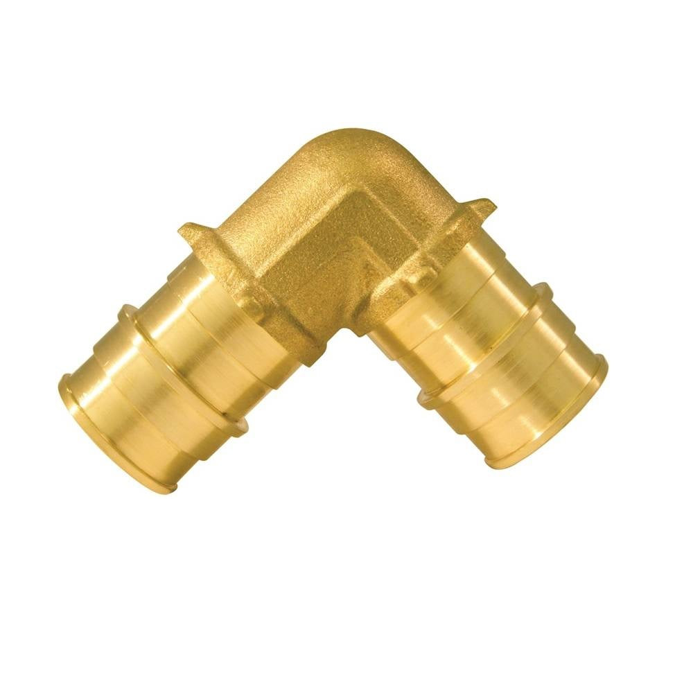 Apollo EPXE3434 Pex Pipe Elbow, Brass, 3/4"