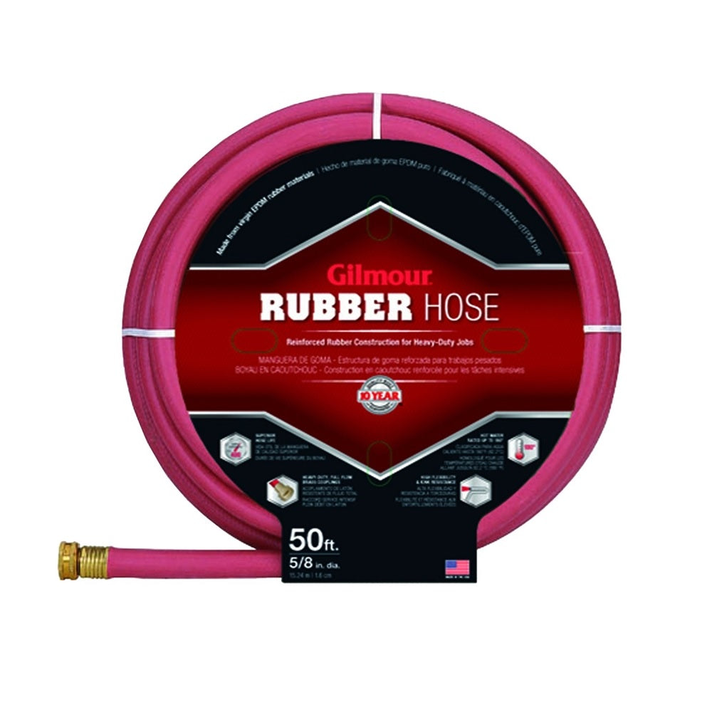 Gilmour 886501-1001/81855 Heavy-Duty Garden Hose, 5/8" x 50', Gray