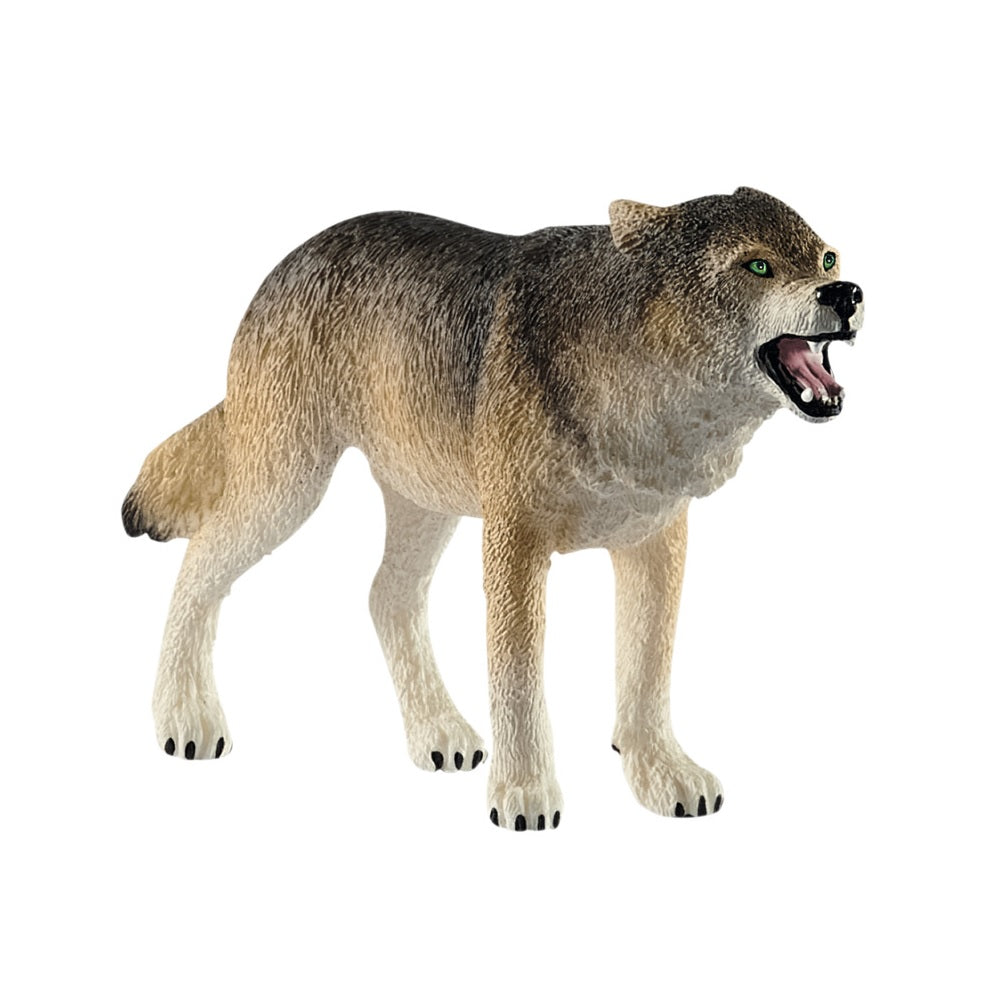 Schleich 14821 Figurine Wild Life Howling Toy Wolf, Plastic