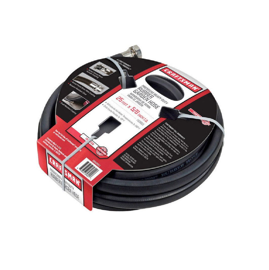Craftsman 7169601 Premium Grade Hose, Rubber, 25 feet