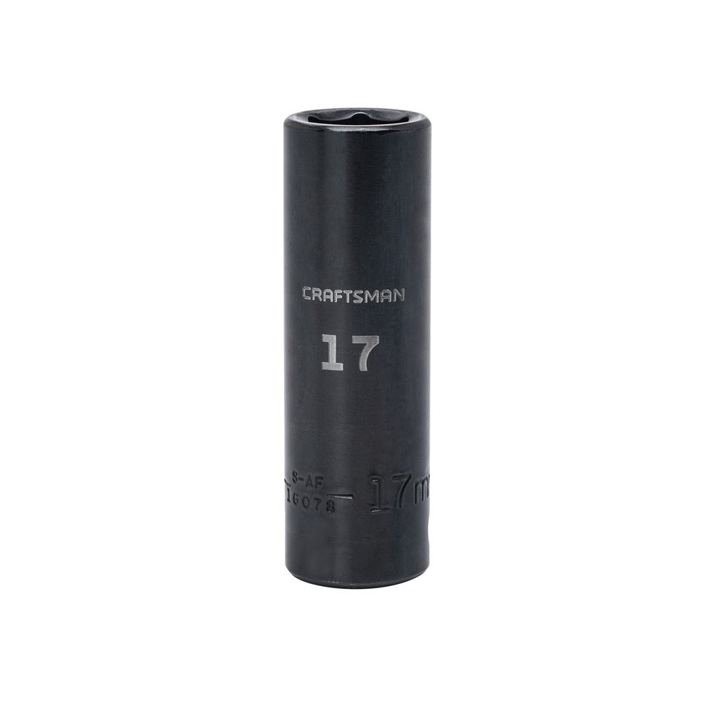 Craftsman CMMT16078 Deep Impact Socket, 1/2 inch drive, 17 mm