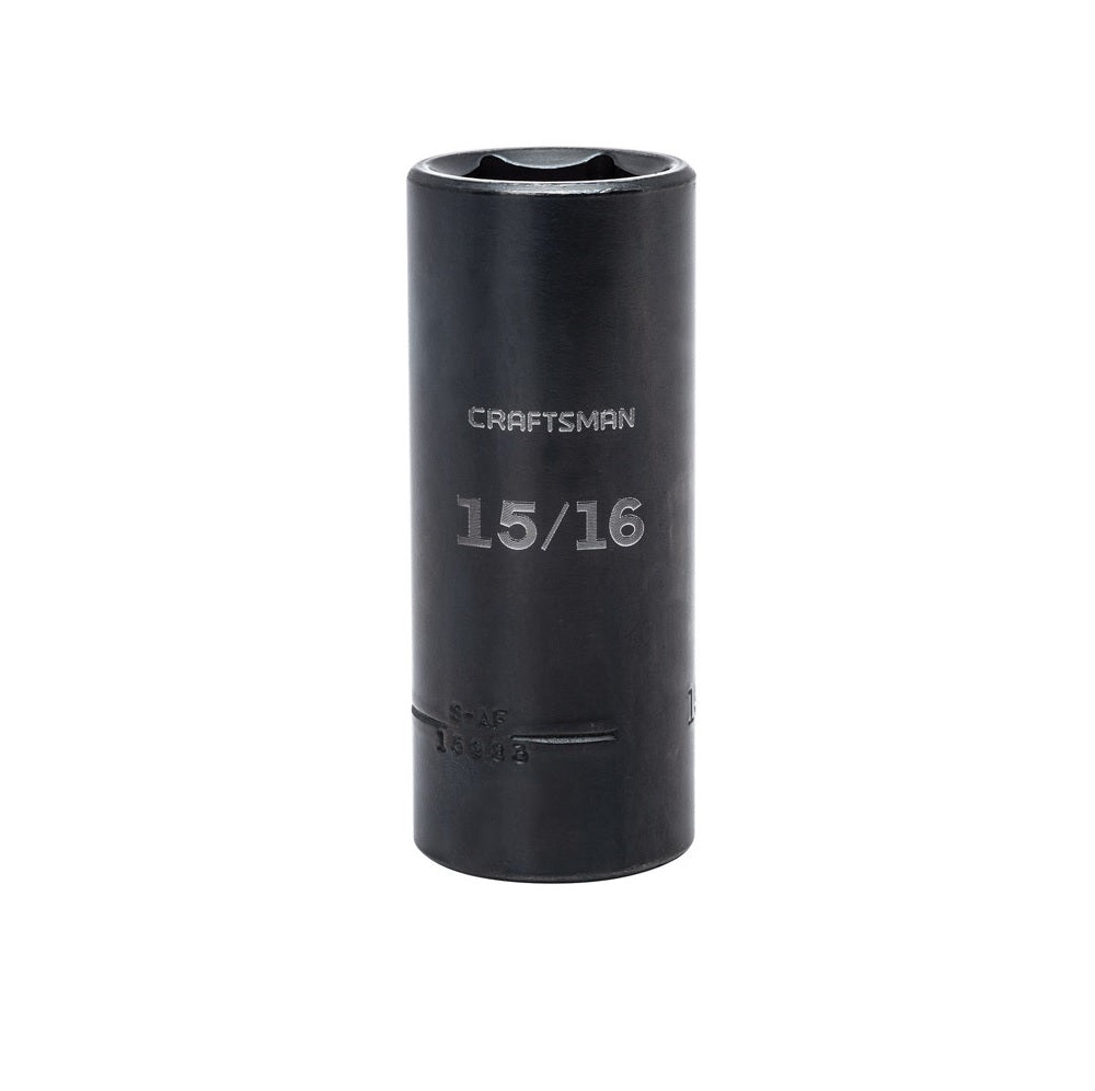 Craftsman CMMT15983 Deep Impact Socket, 15/16 inch, Black Oxide