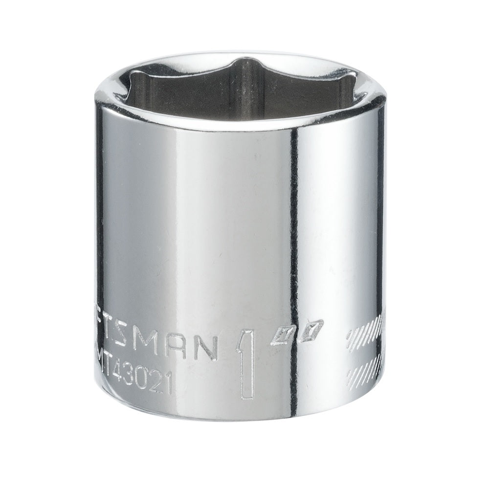 Craftsman CMMT43021 6 Point Shallow Socket, 3/8 inch
