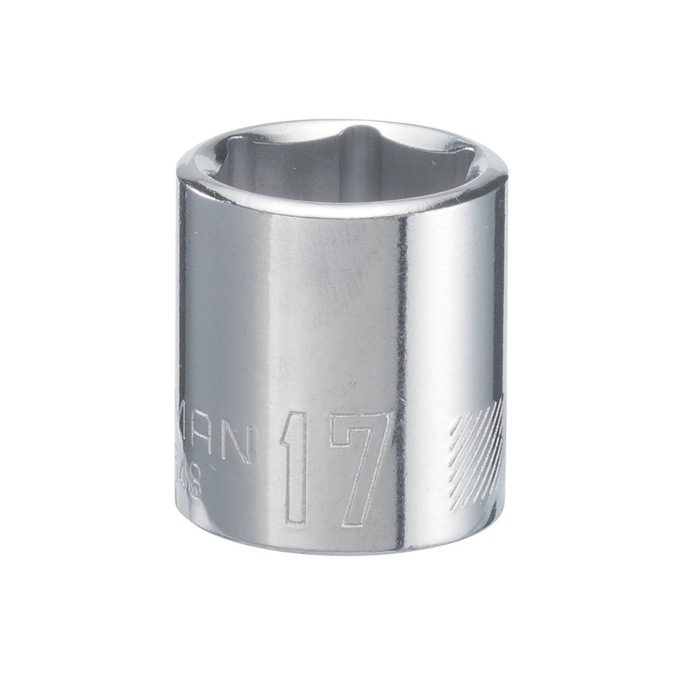 Craftsman CMMT43548 6 Point Shallow Socket, 17 MM