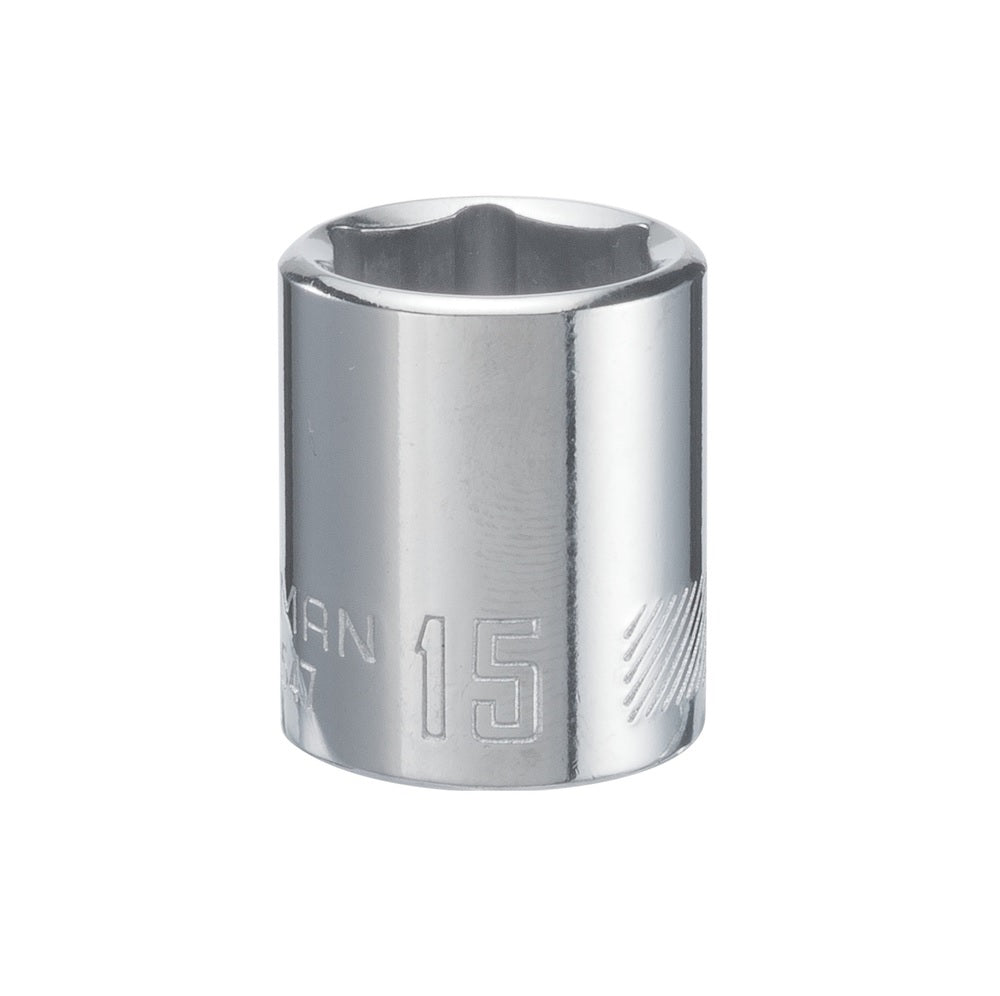 Craftsman CMMT43547 6 Point Shallow Socket, 15 MM