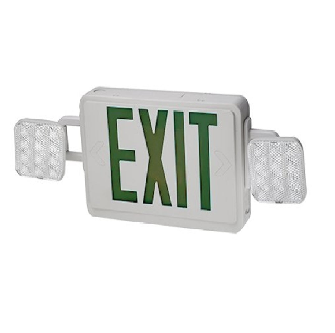 ETI 55502102 Emergency Light/Exit Sign Combo, Acrylic