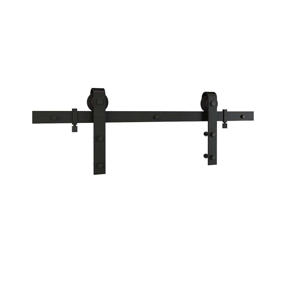 National Hardware N700-003 Interior Barn Door Kit, Black