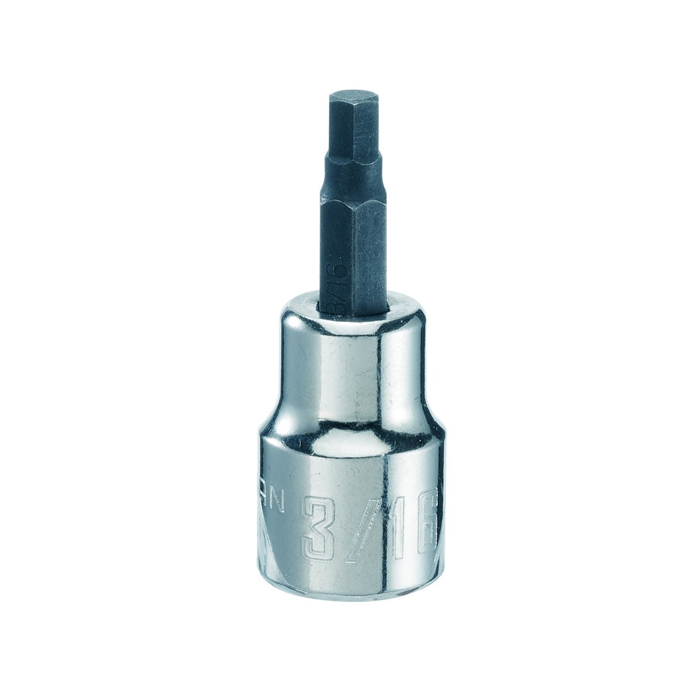 Craftsman CMMT46661 6 Point Standard Hex Bit Socket, 3/16 inch