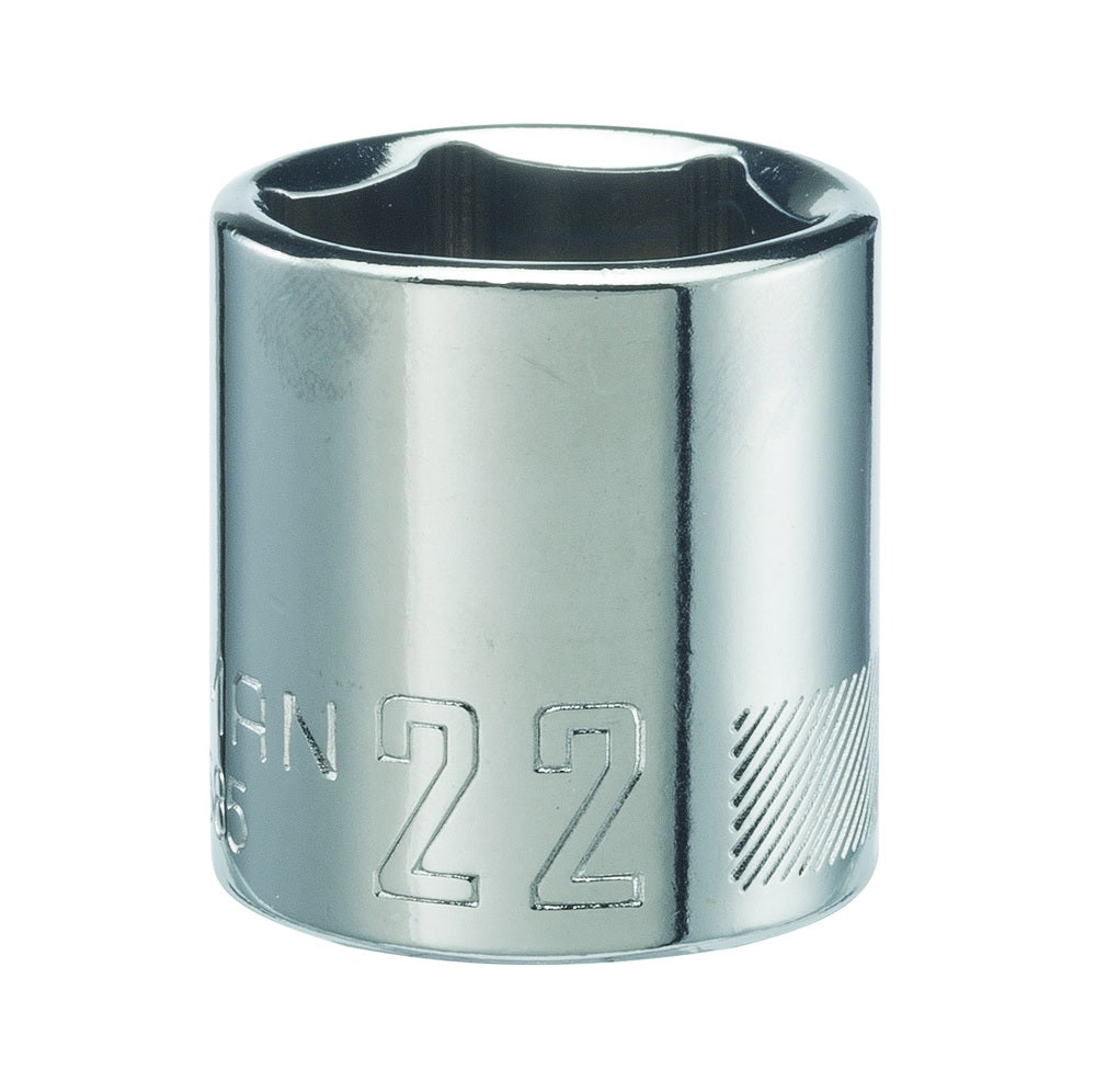 Craftsman CMMT43585 6 Point Standard Shallow Socket, 22 MM x 3/8 inch