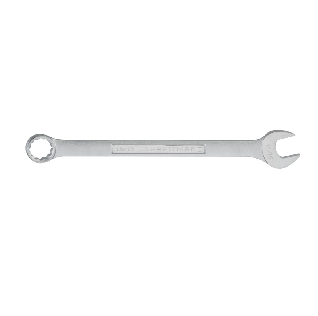 Craftsman CMMT44704 SAE 12 Point Combination Wrench, Silver