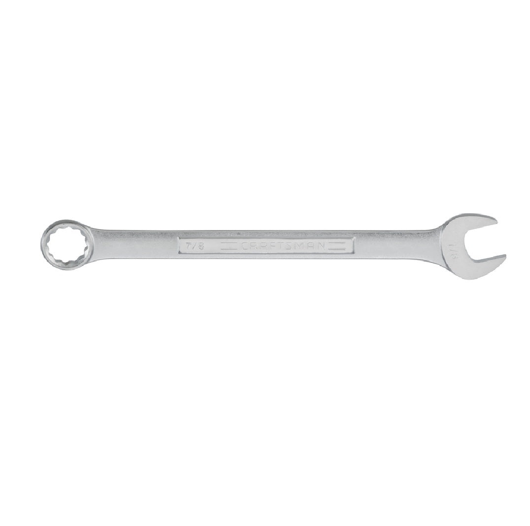 Craftsman CMMT44703 SAE 12 Point Combination Wrench, Silver