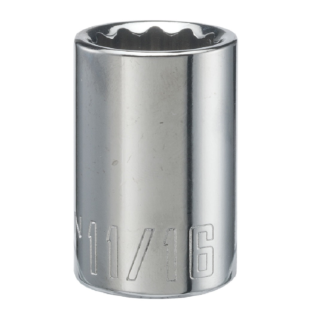 Craftsman CMMT47507 SAE Shallow Socket, Alloy Steel