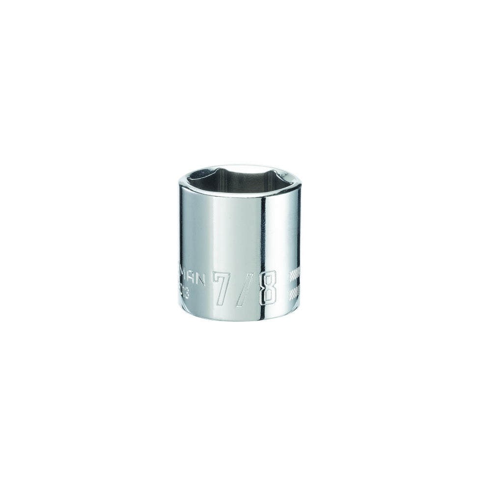 Craftsman CMMT43013 6 Point Standard Deep Socket, 7/8 inch x 3/8 inch