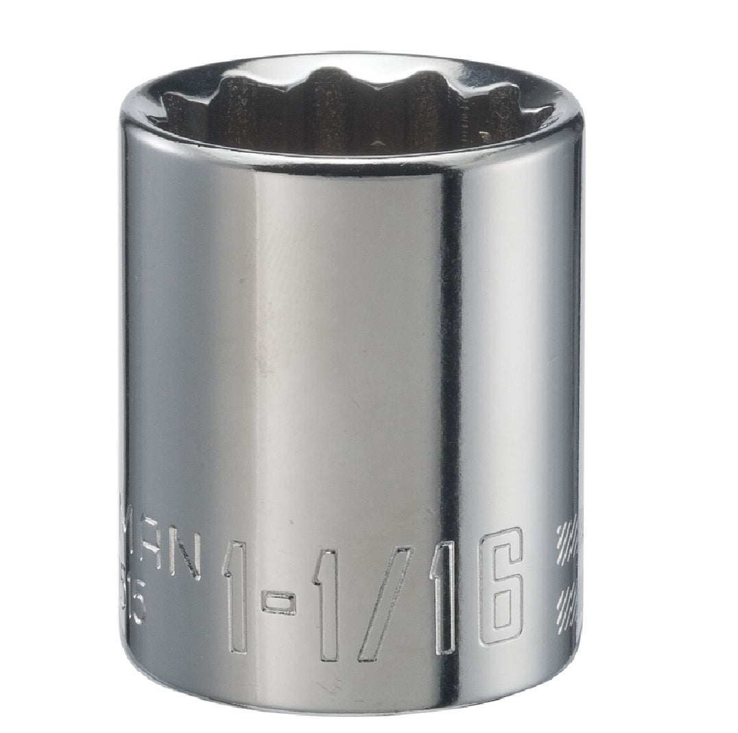 Craftsman CMMT47515 1/2 Inch Drive 12 Point Socket, Alloy Steel