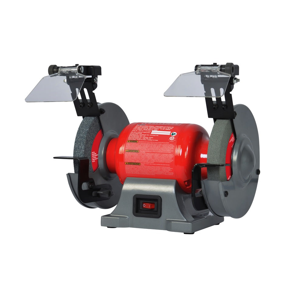Craftsman CMXEGAR500 Bench Grinder with Lamp, 2.1 amps