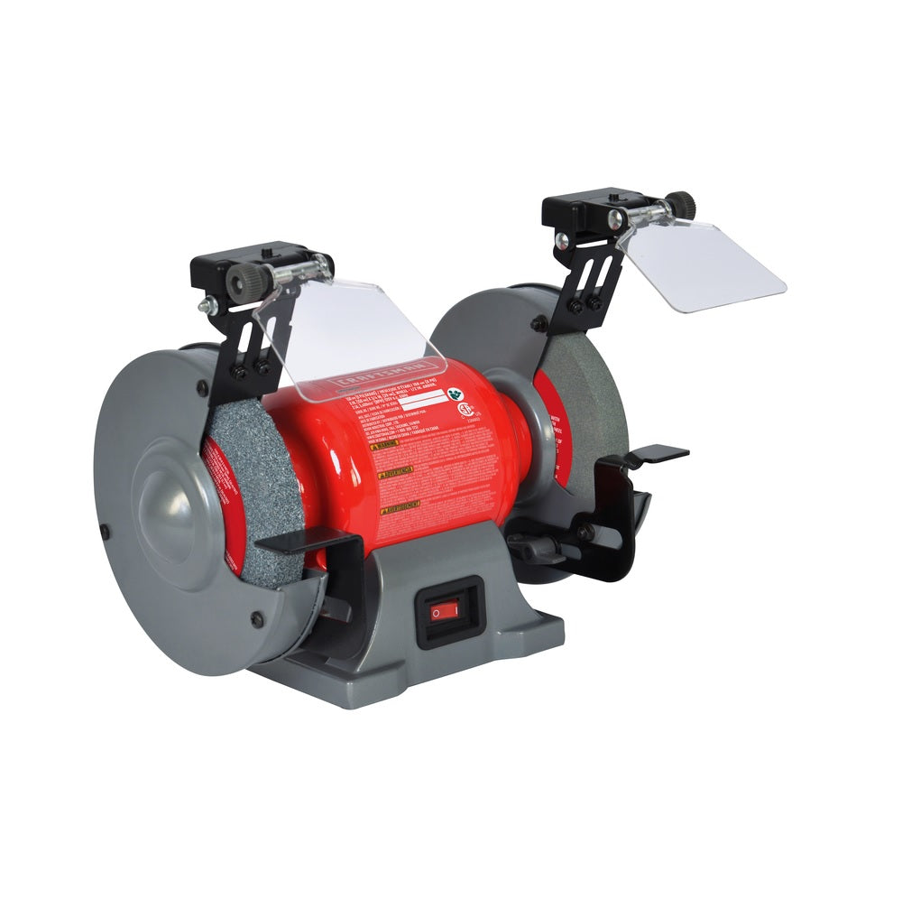 Craftsman CMXEGAR500 Bench Grinder with Lamp, 2.1 amps