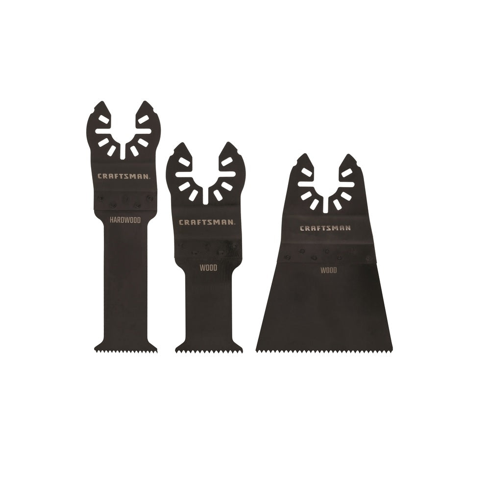 Craftsman CMAO202 Oscillating Blade Set, Steel, 3 pc