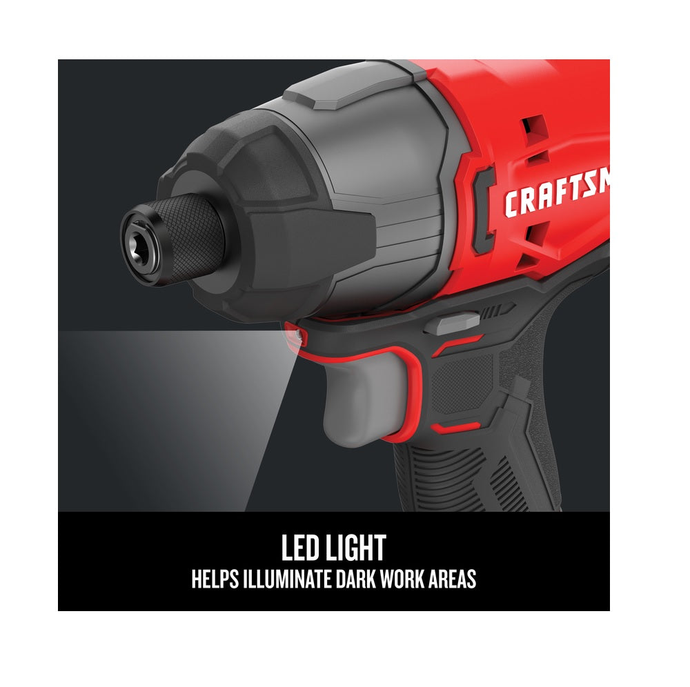 Craftsman CMCF800C1 Lithium-Ion Impact Driver, 20 volt