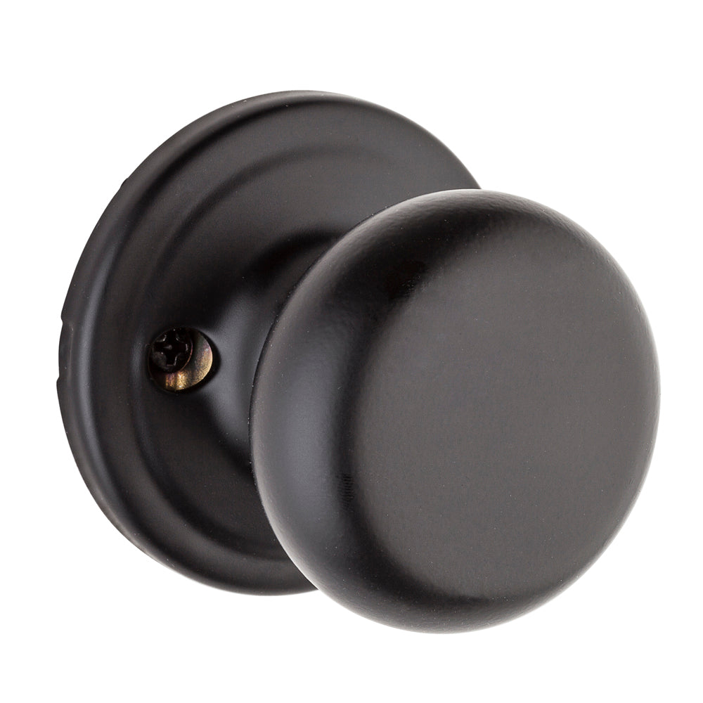 Kwikset 720H 514GC Hancock Passage Knob,  Iron Black