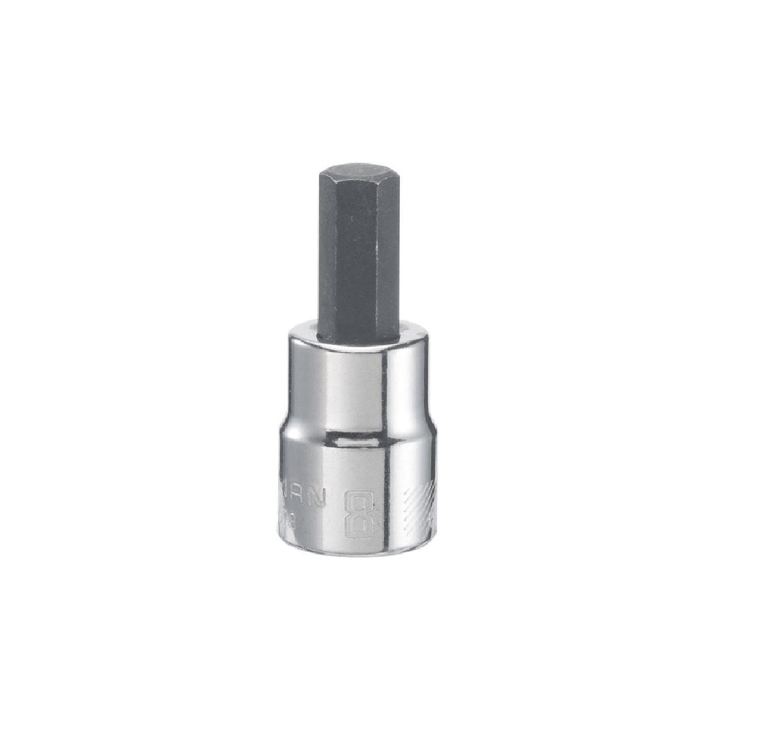 Craftsman CMMT42678 Standard Hex Bit Socket, Polished Chrome