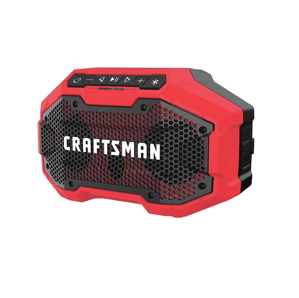 Craftsman CMCR001B Bluetooth Jobsite Speaker, Red