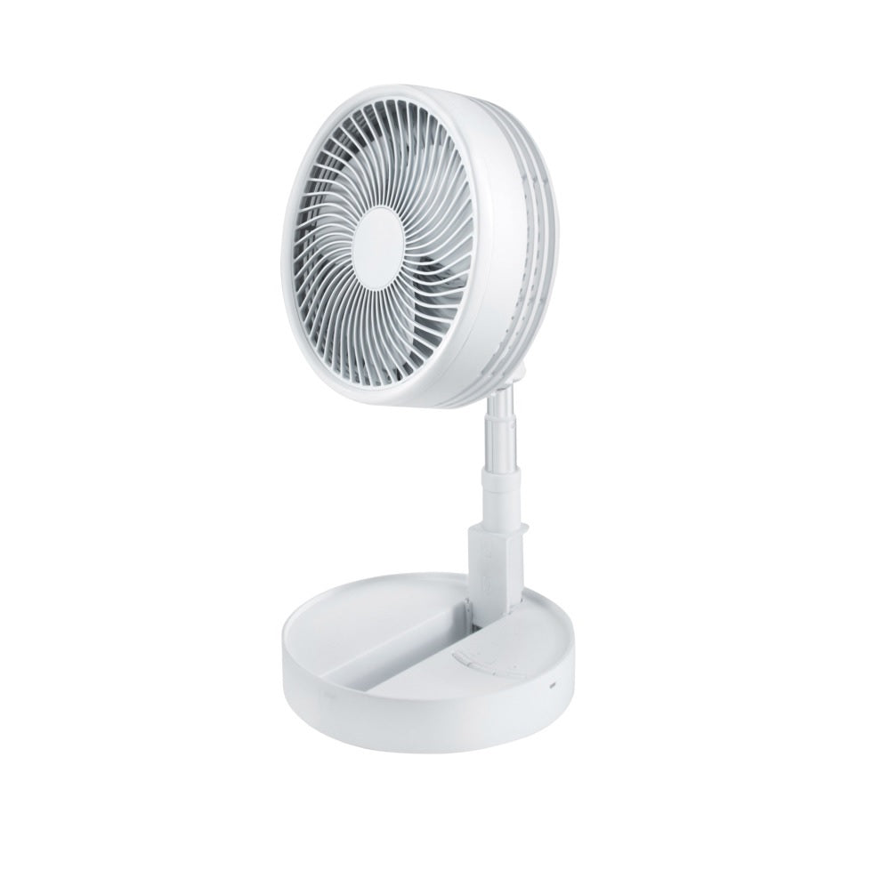 Bell+Howell 7039 Rechargeable Floor and Table Fan, White