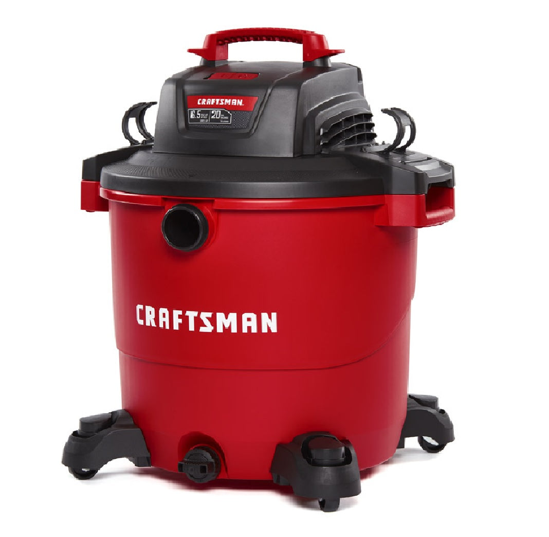 Craftsman CMXEVBE17596 Corded Wet/Dry Vacuum, Red