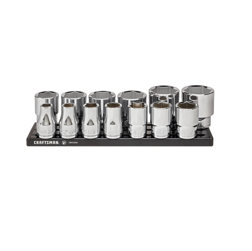 Craftsman CMMT17580V Metric 6 Point Socket Set, 1/2 inch