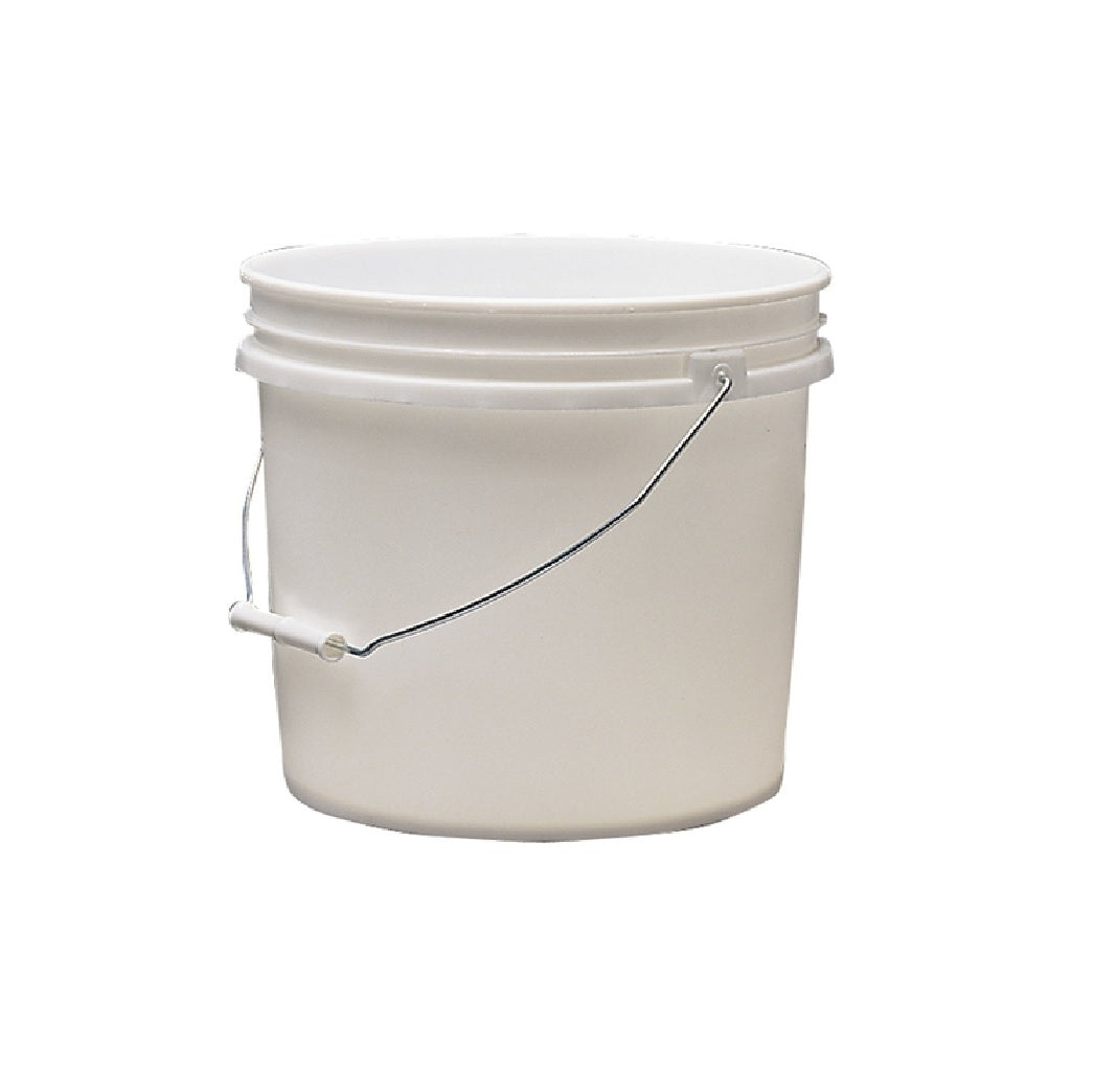 Leaktite 003G01WH180 Paint Pail, Plastic, White