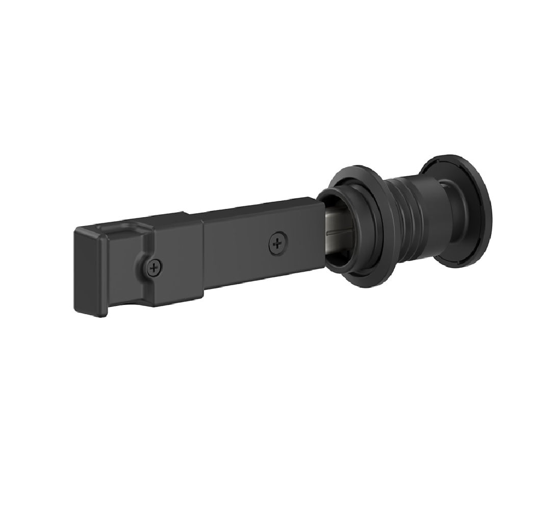 National Hardware N700-150 Barn Door Lock, Matte Black